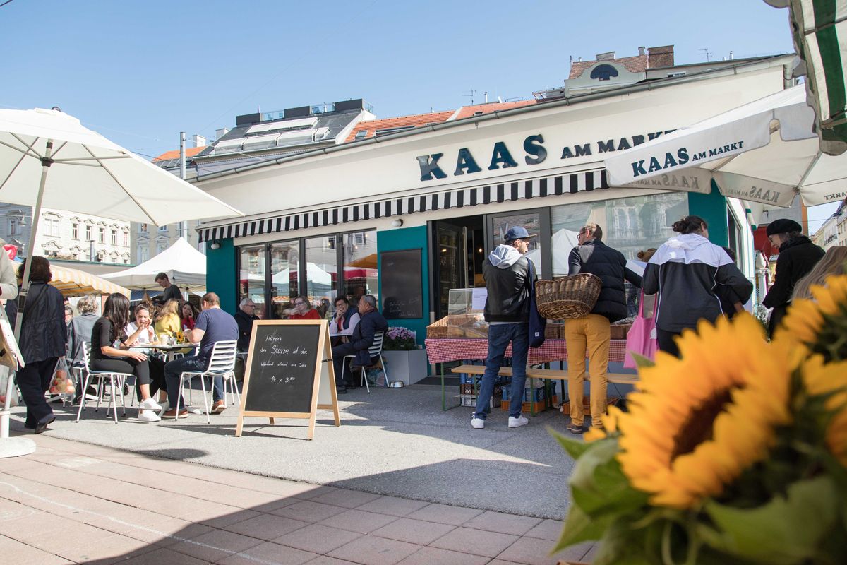 Delikatessen und Bistro Kaas am Markt – Wien 4 Kaas am Markt – Wien Bistro und Delikatessen