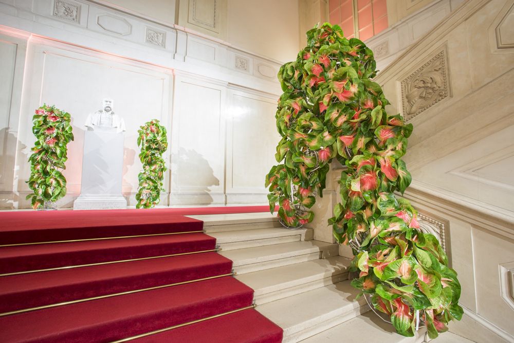 Blumendekorationen in der Zweigstelle – Wien 19 Zweigstelle – Wien