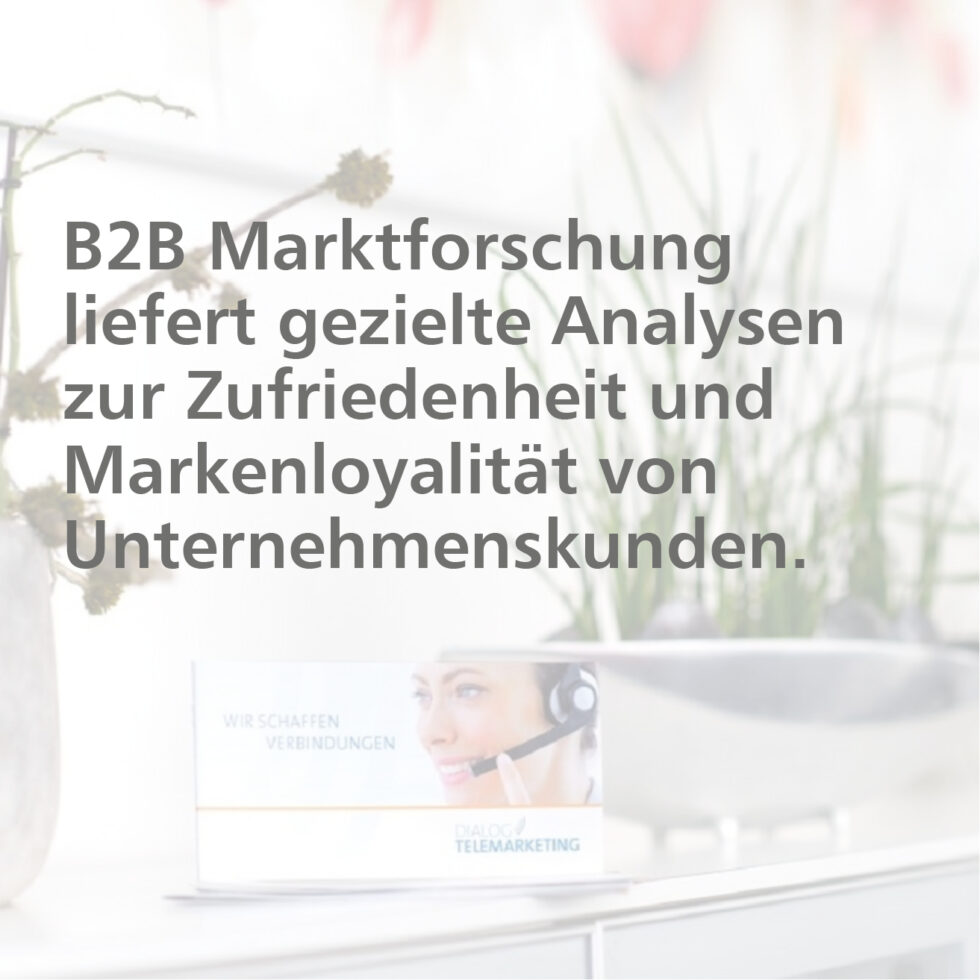 Jedes Unternehmen lebt vom Vertrieb